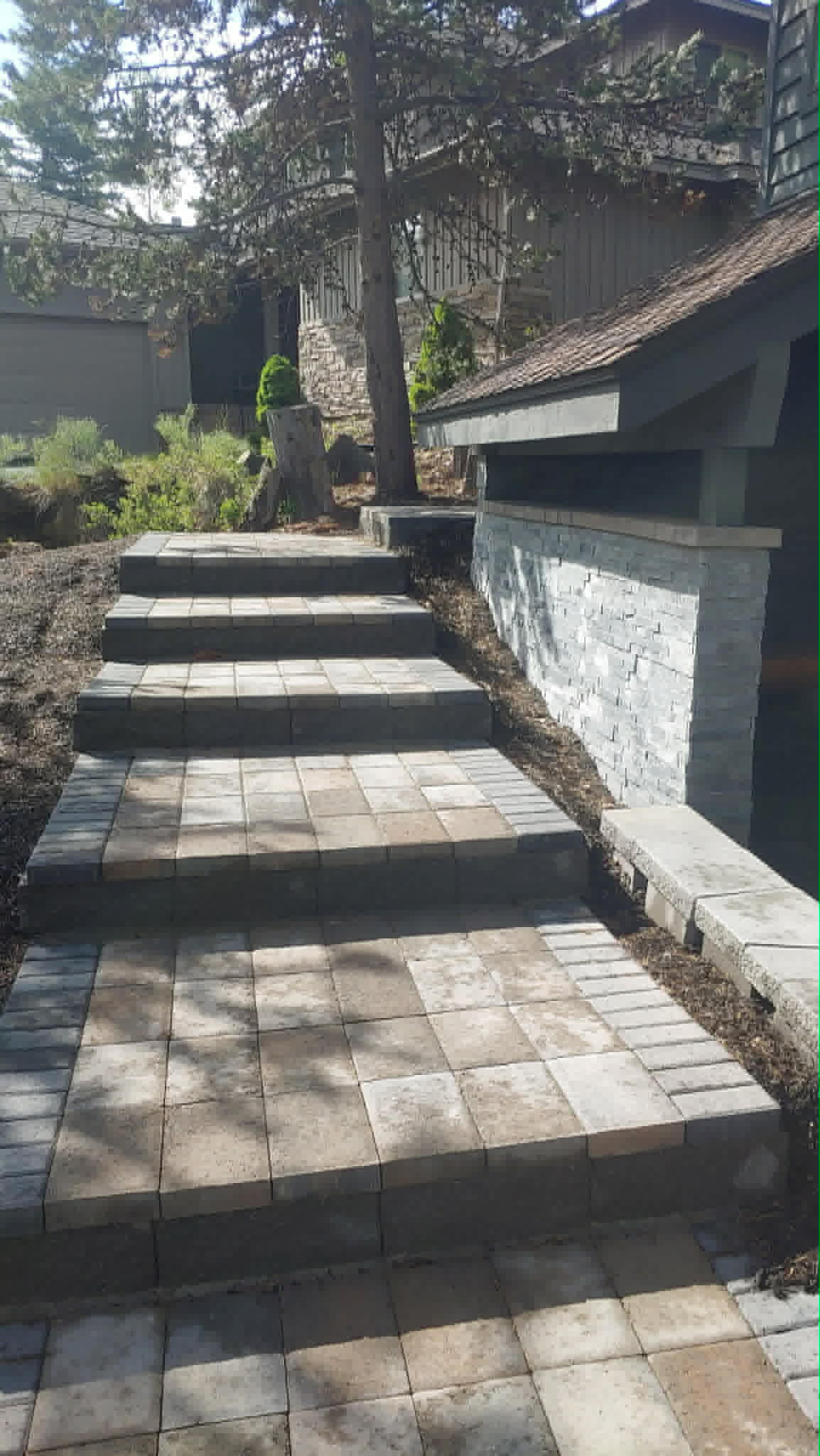 Tile installation project in Coburg, Oregon